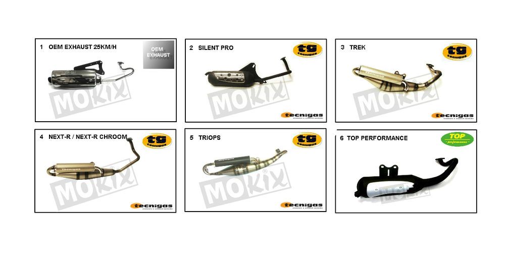 Uitlaat Generic Cracker 50 2-takt zwart 2010 25