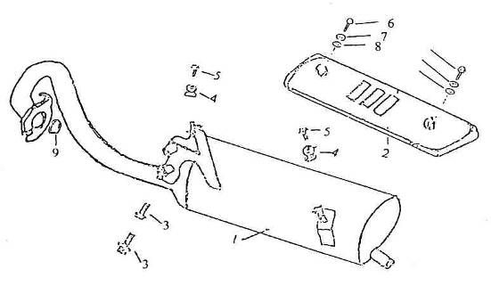 Uitlaat Pronto Amaro 125
