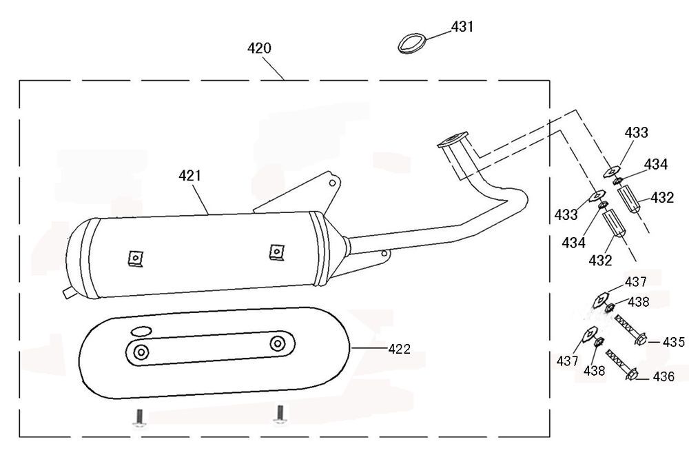 Uitlaat Rover Riva II smokey
