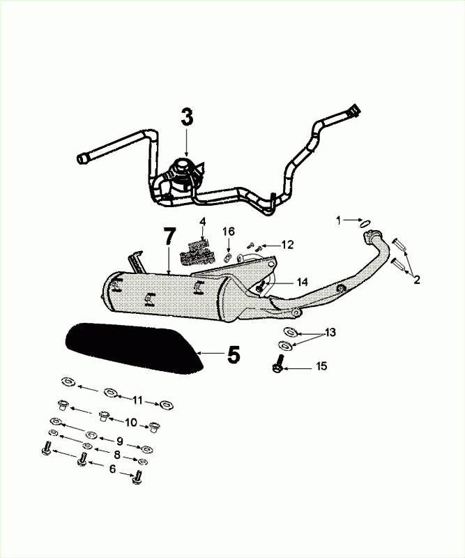 Uitlaat Peugeot Tweet Evo Euro 4
