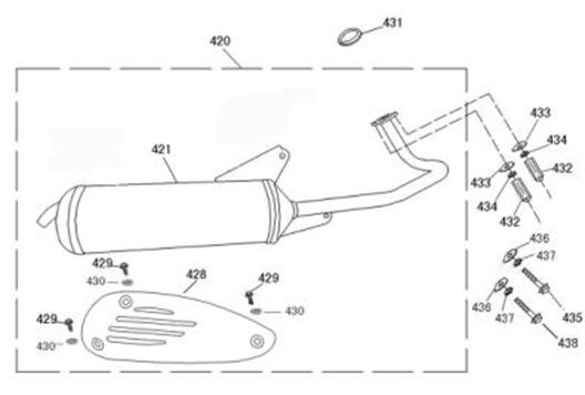 Uitlaat Vom Streetline flat antraciet