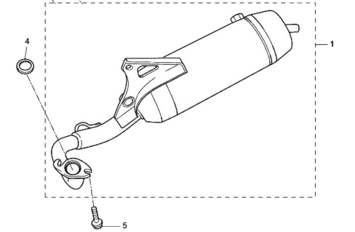 Uitlaat Yamaha Aerox 50 2-takt LC