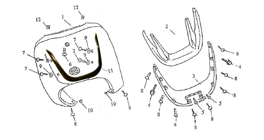 Voorkap AGM Retro ←2013 wit zwart
