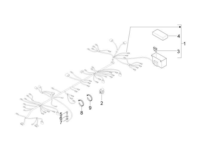 Kabelboom Piaggio Liberty 50 2-takt AC