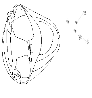 Voorspatbord AGM Ape 50 bruin