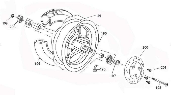 Voorwiel AGM R8