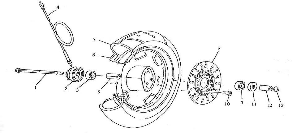 Voorwiel Fosti Retro 125