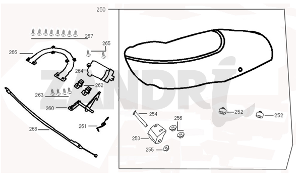 Zadel BTC Riva Sport zwart