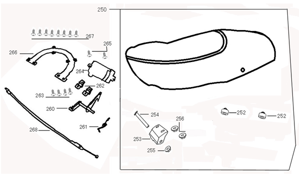 Zadel Senzo RivaLux S donkerblauw