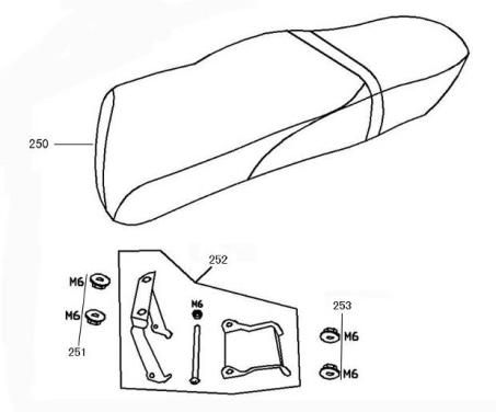 Zadel AGM Retro Extra mat creme
