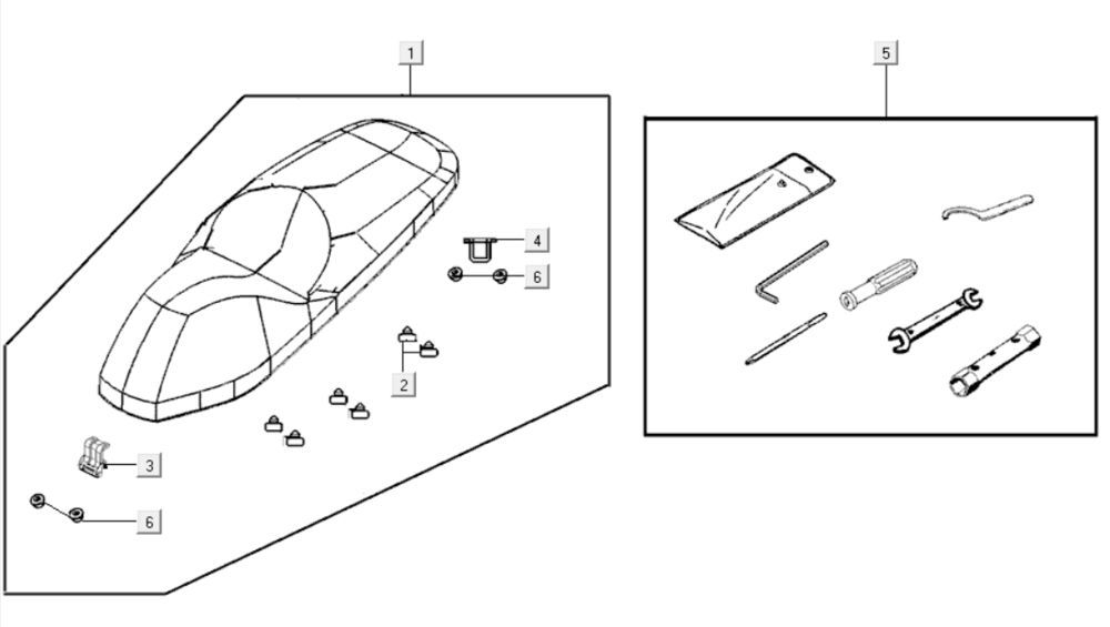 Zadel Kymco GTI 300i