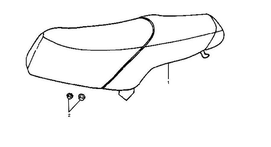 Zadel Sym Jet Euro-X 2-takt