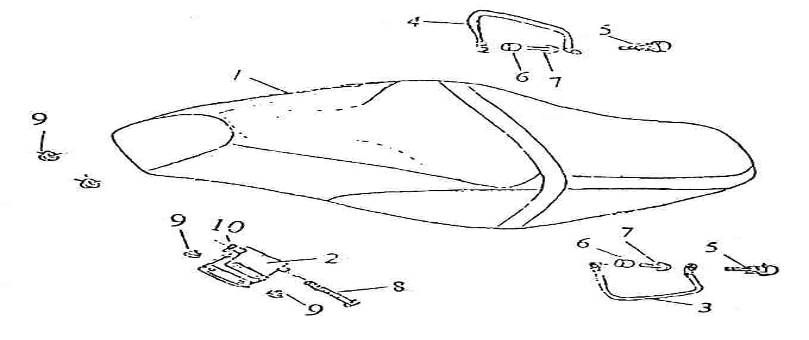 Zadel Turbho RG50 125