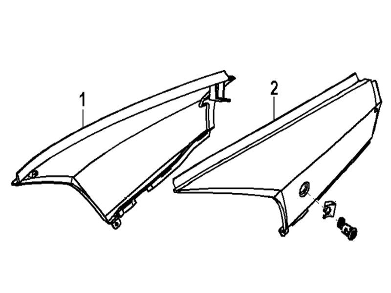 Motorschermen Generic Xor 50 2-takt 2006 zilver