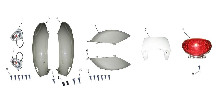 Motorschermen Turbho CX 50 4-takt