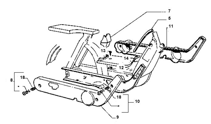 Motorschermen Piaggio Ciao