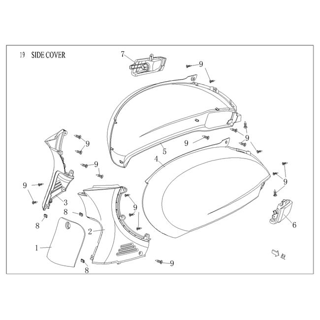 Motorschermen AGM VX50 plus 12
