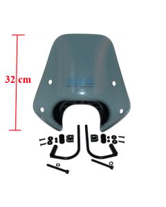 Windscherm hoog + bevestigingsset Piaggio Zip 4-takt smoke A-kwaliteit