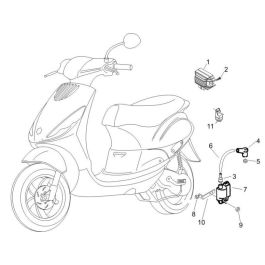 Elektrische delen Piaggio Zip 2000 4-takt AC