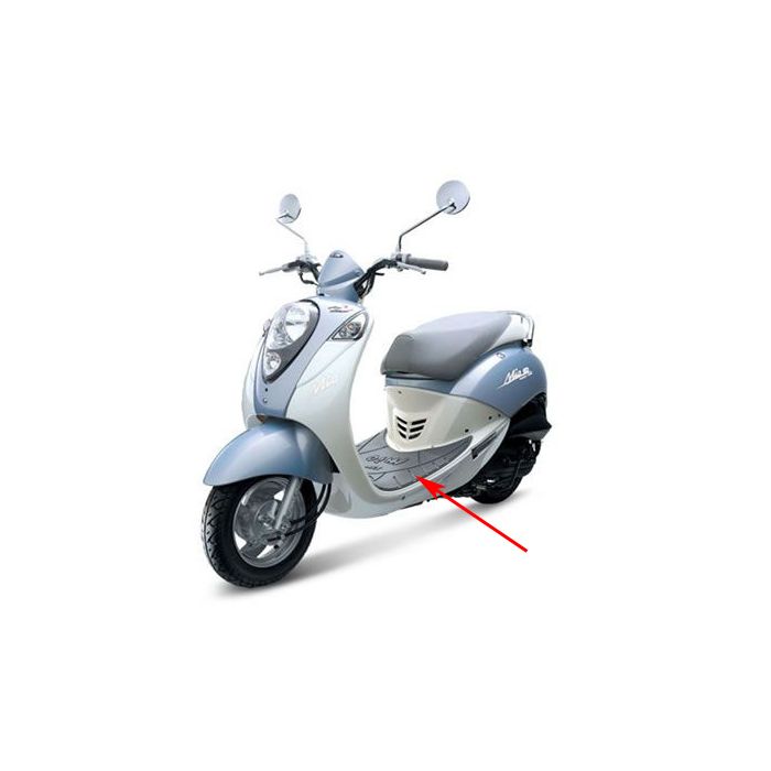 Treeplank mat Sym Mio lichtgrijs origineel