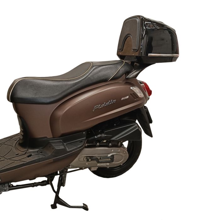 み。ページ Kt Topkoffer + slede KM Grande Retro glans zwart