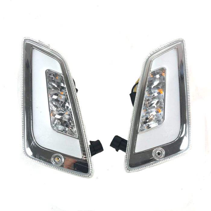 Knipperlicht set LED Vespa GTS 300 Audi look voor Power1