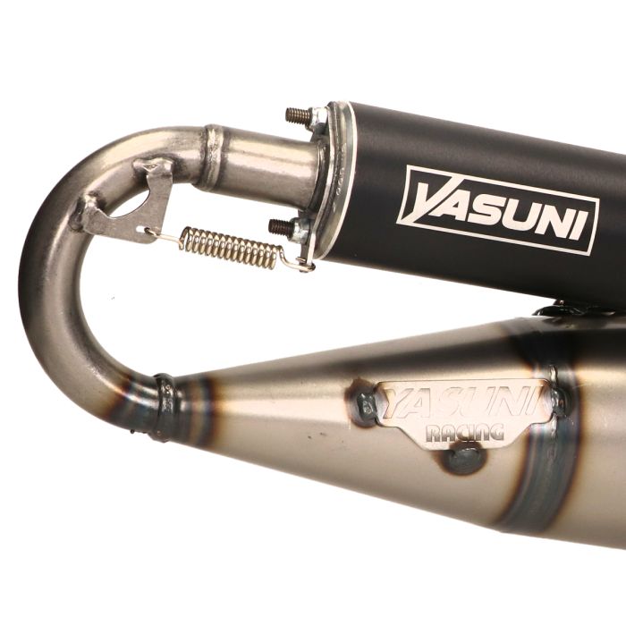 Uitlaat Yasuni R1 Yamaha TZR Zwart Aprilia SR Voca SCR AM6