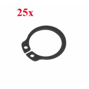 Borg/circlip 17mm 25 stuks
