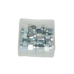 Moer + kraag m10x1 12 stuks