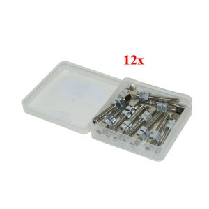 Stelbout voor koppelings/startkabel bij motorblok Puch Maxi m6x40mm 12 stuks