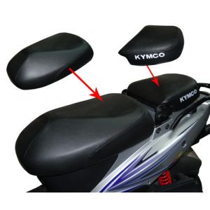 Zadelhoes/buddydek Kymco Agility 10-12 inch carbon 2-delig Xtreme made in EU