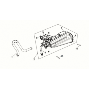 Air cleaner Sym X-Pro 50 E5