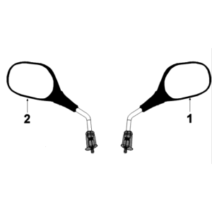 Spiegels Peugeot Tweet 125 V E3 2013-2017