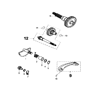 Vertanding - Kickstarter Peugeot Speedfight 2 50 2-takt AC Zwart