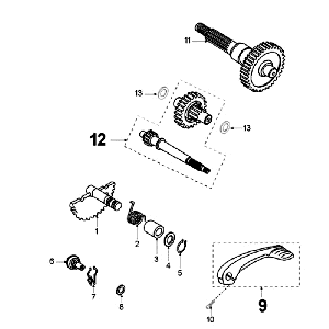 Vertanding - Kickstarter Peugeot Ludix 12 zwart