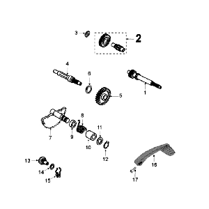 Vertanding - Kickstarter Peugeot Kisbee bruin