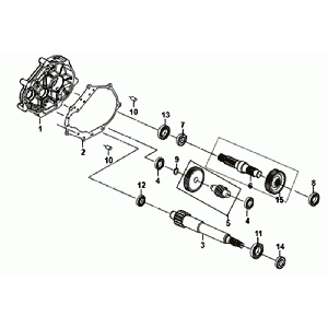 Vertanding - Overbrenging Sym Mio 50i