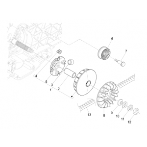 Variateur- V-snaar Piaggio MP3 500 LT Sport 2014-2016
