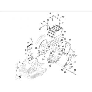 Accu Vespa Elettrica 25km/u Euro 5 2021