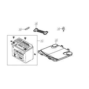 ACcu Kymco Yup 50 2-takt AC zwart glans