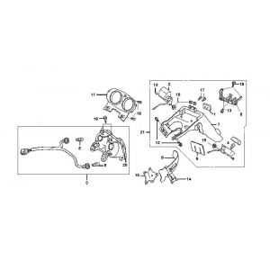 Achterlicht- Spatbord Sym Jet Euro-X 2-takt