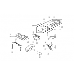 Achterlicht - Achterspatbord Kymco Like 2018→ zwart