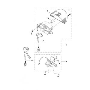 Achterlicht Yamaha Aerox 50 2-takt LC