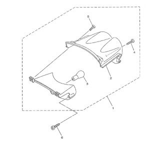 Achterlicht Yamaha Neo's 50 2-takt AC 2003-2008