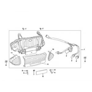 Achterlicht Znen ZN50QT-11 4-takt