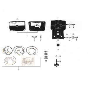 Achterlicht Zundapp C50 Sport 529-010, 020 tm 023