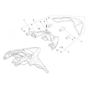 Achterlicht Piaggio Liberty 4-takt