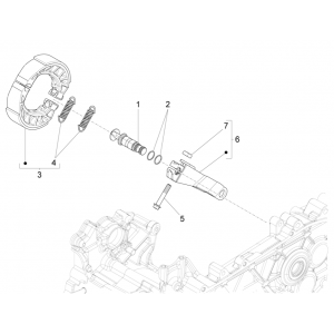 Achterrem - Remschoenen Piaggio Liberty 125 4-takt 3V IE Euro 3