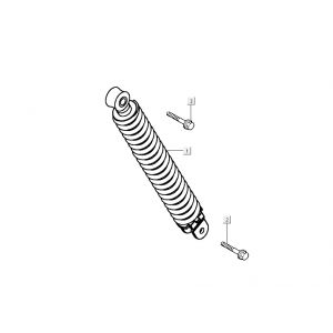 Schokbreker Kymco Sento 50 4-takt  Spring Wit
