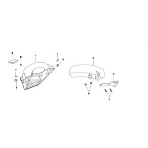 Achterspatbord Rover Fun 4-takt